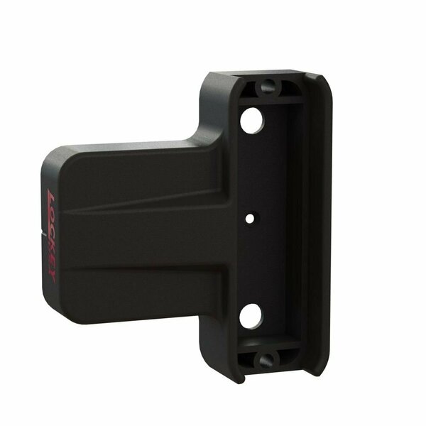 Lockey Usa Lockey Adapter for Installing the 2835 and 2830 on Vinyl and Ornamental Gates Black Finish 2835-ADAPTER-BK